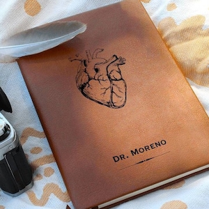 Anatomical Heart Journal, Gift for Cardiologist, Cardiologist Gifts, Cardiologist Gift, Heart Doctor Gifts, Cardiologist Decor Heart Surgeon