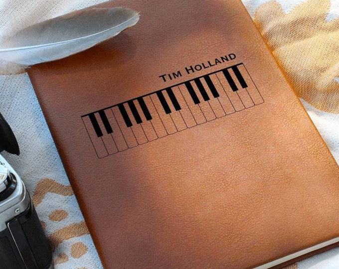Personalized Piano Lyric Journal - Custom Songwriters Notebook Musician Song Diary Lyrical Writer Journal Writing Music Notebook Songwriting