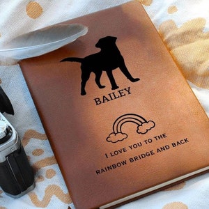 Memorial Journal, Dog remembrance gift, Dog sympathy gift, Loss of dog gift, Dog passing away gift, Dog loss sympathy gift Pet sympathy gift