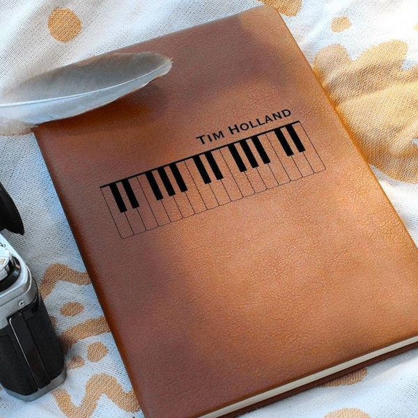 Personalized Piano Lyric Journal - Custom Songwriters Notebook Musician Song Diary Lyrical Writer Journal Writing Music Notebook Songwriting