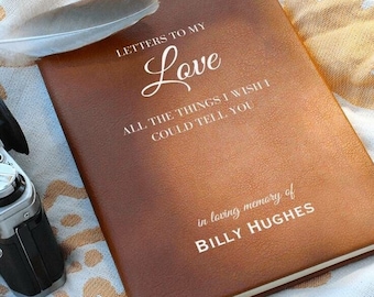 Letters to My Husband Memorial Journal, Loss of Husband, Sympathy Gift, Bereavement Gifts, Memorial, Grief Journal, Loss of Husband Gift