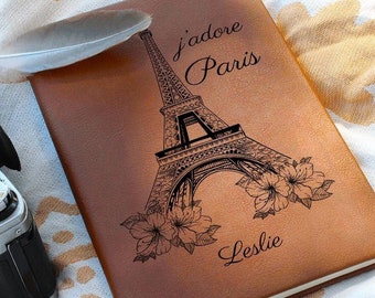 J'adore Paris Journal - Paris Gift, Paris Journal, Eiffel Tower, Travel Journal, Travel Gifts, Paris Travel, Journal, Gift, Emily in Paris