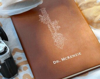 Diario de quiropráctica personalizado, Bloc de notas de quiropráctico, Regalo de quiropráctico para quiropráctico, Decoración quiropráctica, Regalo de graduación de quiropráctico