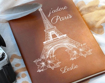 J'adore Paris Journal - Paris Gift, Paris Journal, Eiffel Tower, Travel Journal, Travel Gifts, Paris Travel, Journal, Gift, Emily in Paris