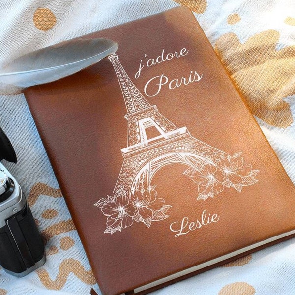 J'adore Paris Journal - Paris Gift, Paris Journal, Eiffel Tower, Travel Journal, Travel Gifts, Paris Travel, Journal, Gift, Emily in Paris