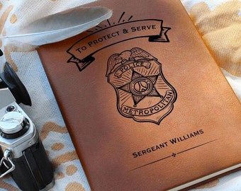Personalized Police Officer Gifts Law Enforcement Gifts Police Fathers Day Gift Personalized Fathers Day Gift for Men Police Retirement Gift