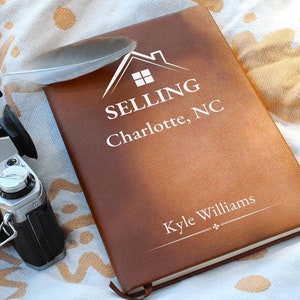 Selling Your City Realtor Journal - Personalized Gift for Realtor, Thank You Realtor, Realtor Company Gift, Closing Gift for Real Estate Age