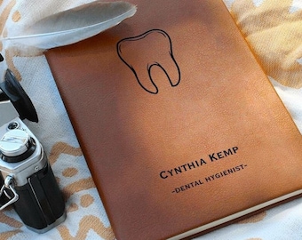 Personalized Dentist Tooth Journal, Dental Hygiene Gifts, Dental Assistant Gifts Dental Student Gift, Dental Hygienist Appreciation Graduate