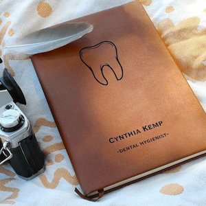 Personalized Dentist Tooth Journal, Dental Hygiene Gifts, Dental Assistant Gifts Dental Student Gift, Dental Hygienist Appreciation Graduate
