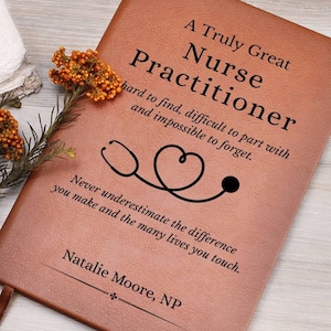 Personalized Nurse Practitioner Journal, Nurse Practitioner Graduation Gifts for Nurse Practitioner, Nurse Practitioner Appreciation, NP
