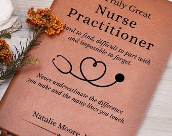Personalized Nurse Practitioner Journal, Nurse Practitioner Graduation Gifts for Nurse Practitioner, Nurse Practitioner Appreciation, NP