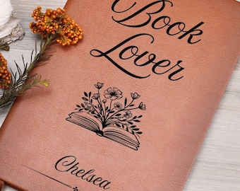 Book Journal, Book Lover Gift, Gift for Booktoker Reader Gift, Bookish Gift, Reader Journal, Reading Journal, Custom Notebook, Bookworm Gift