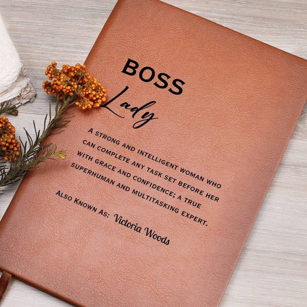 Boss Lady Journal, Boss Day Gift For Women, Gifts For Boss Female, Boss Gift For Women, Gift for Manager, Corporate Gifts Boss Gifts For Her