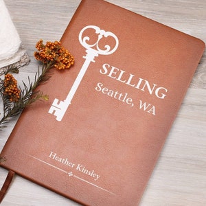 Selling Your City Realtor Journal - Personalized Gift for Realtor, Thank You Realtor, Realtor Company Gift, Closing Gift for Real Estate Age