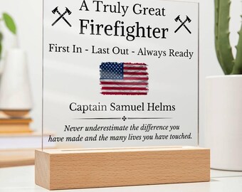 Ein wirklich großartiges Feuerwehrmann-Zeichen - Feuerwehrmann Geschenk, Feuerwehrmann Geschenke, Geschenk für Feuerwehrmann Ruhestand Geschenk, Ersthelfer Geschenk für Vater