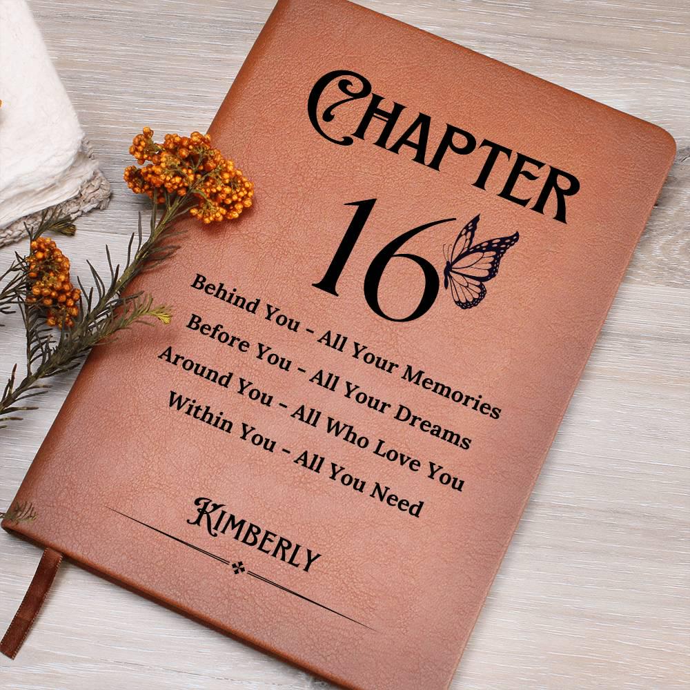 Personalized 16th Birthday Gift - Personalized Journal for 16th Birthday Present for Daughter, Gift for Niece Sister Friend, Granddaughter