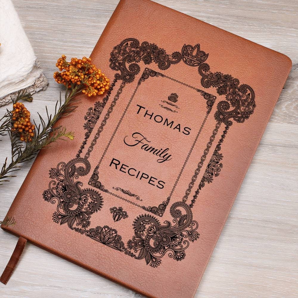 Personalized Family Recipe Book, Custom Recipe Book, Personalized