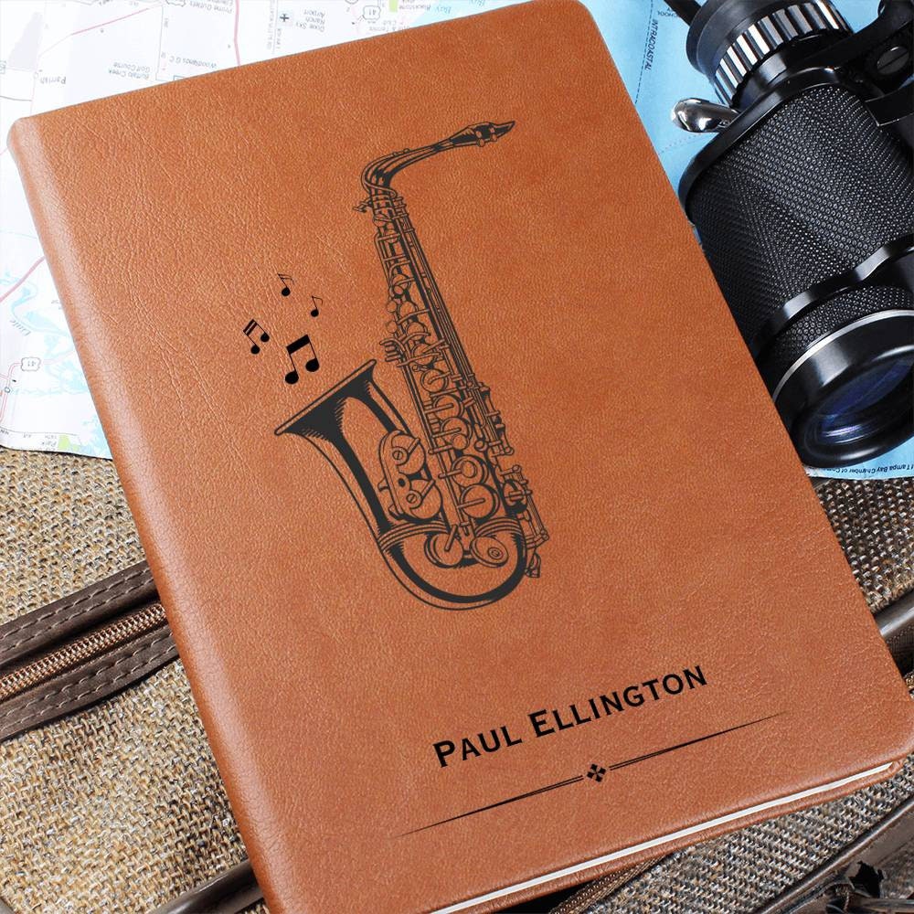 Personalized Saxophone Journal, Saxophone Player, Saxophone Lover