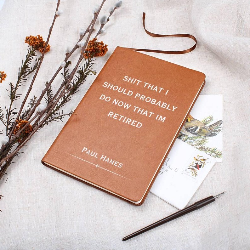 Funny Retirement Gift, Retiree Gift, Retirement Gifts for Women, Retirement Gifts for Men, Retirement Journal, Funny Notebook Corporate Gift image 4