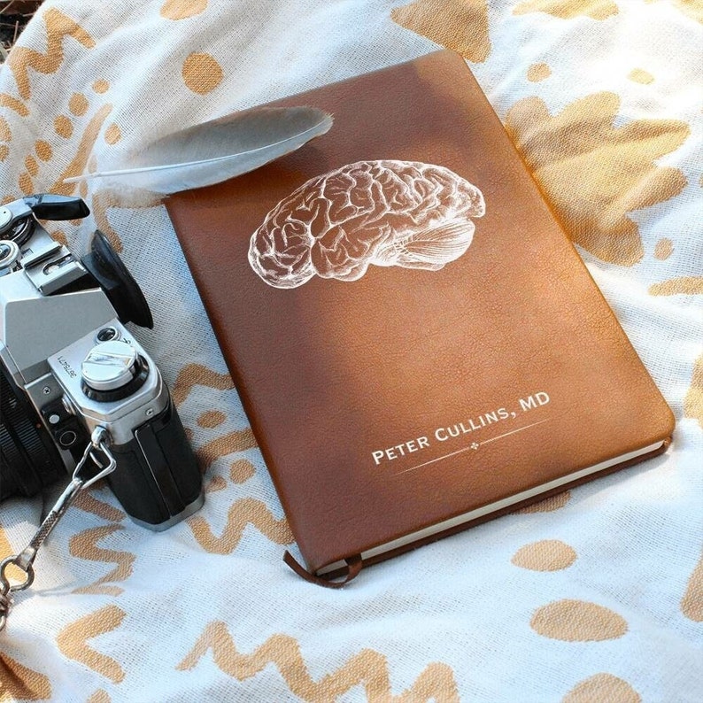 Personalized Neurologist Gift, Neuro Nurse Gift, neurology graduation gift, anatomy brain journal, neuroscience