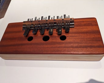 chromatic kalimba double keyboard mbira array style