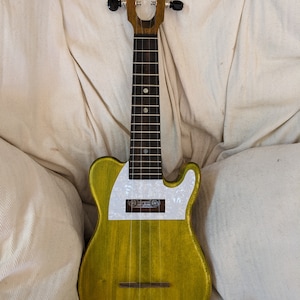 ukulele soprano dugout telecaster style