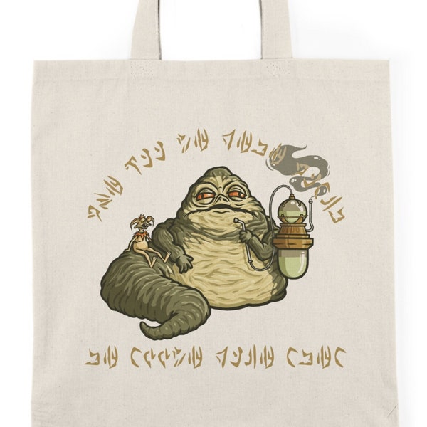 His Excellency Jabba the Hutt | Natural Tote Bag