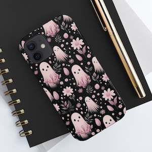 Ghost Phone Case, Cute Ghosts Phone Case, Spooky iPhone Tough Case, iphone 15 Case, iPhone 14 Pro Max, iPhone 12 13 Pro Max, Samsung S23