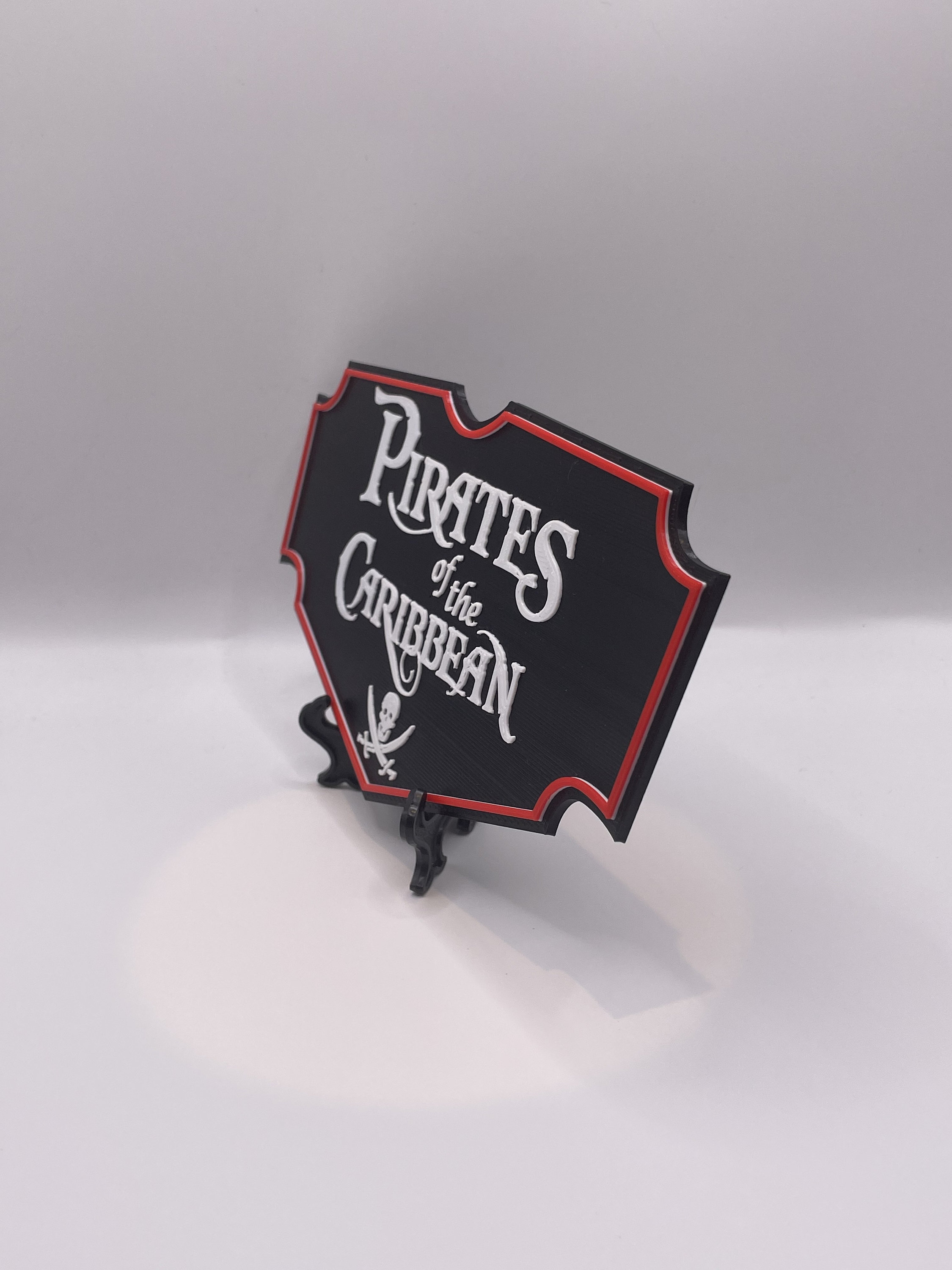 Pirates of the Caribbean Ride Inspired 3D Printed Sign Plaque - Etsy