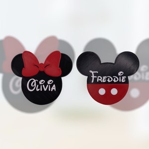 Disney Cruise Line Stateroom Door Decoration Mickey Minnie Inspired Personalised Magnetic 3D Printed Sign