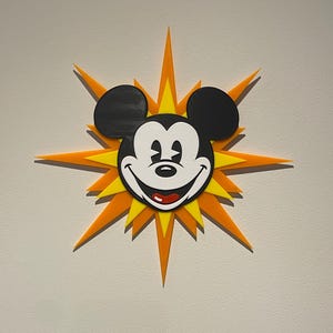 Disney California Adventure Pixar Pal-A-Round Inspired 3D Printed Sign Plaque