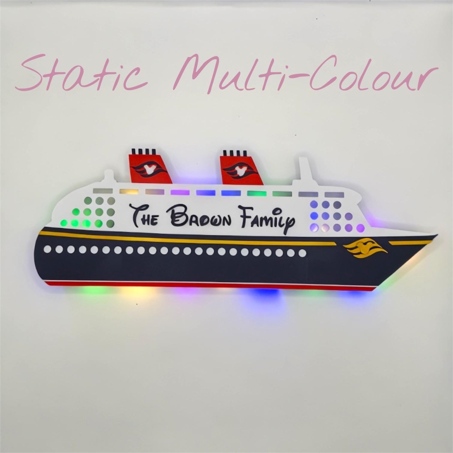 Personalised Disney Cruise Line Ship Inspired Stateroom Door Sign