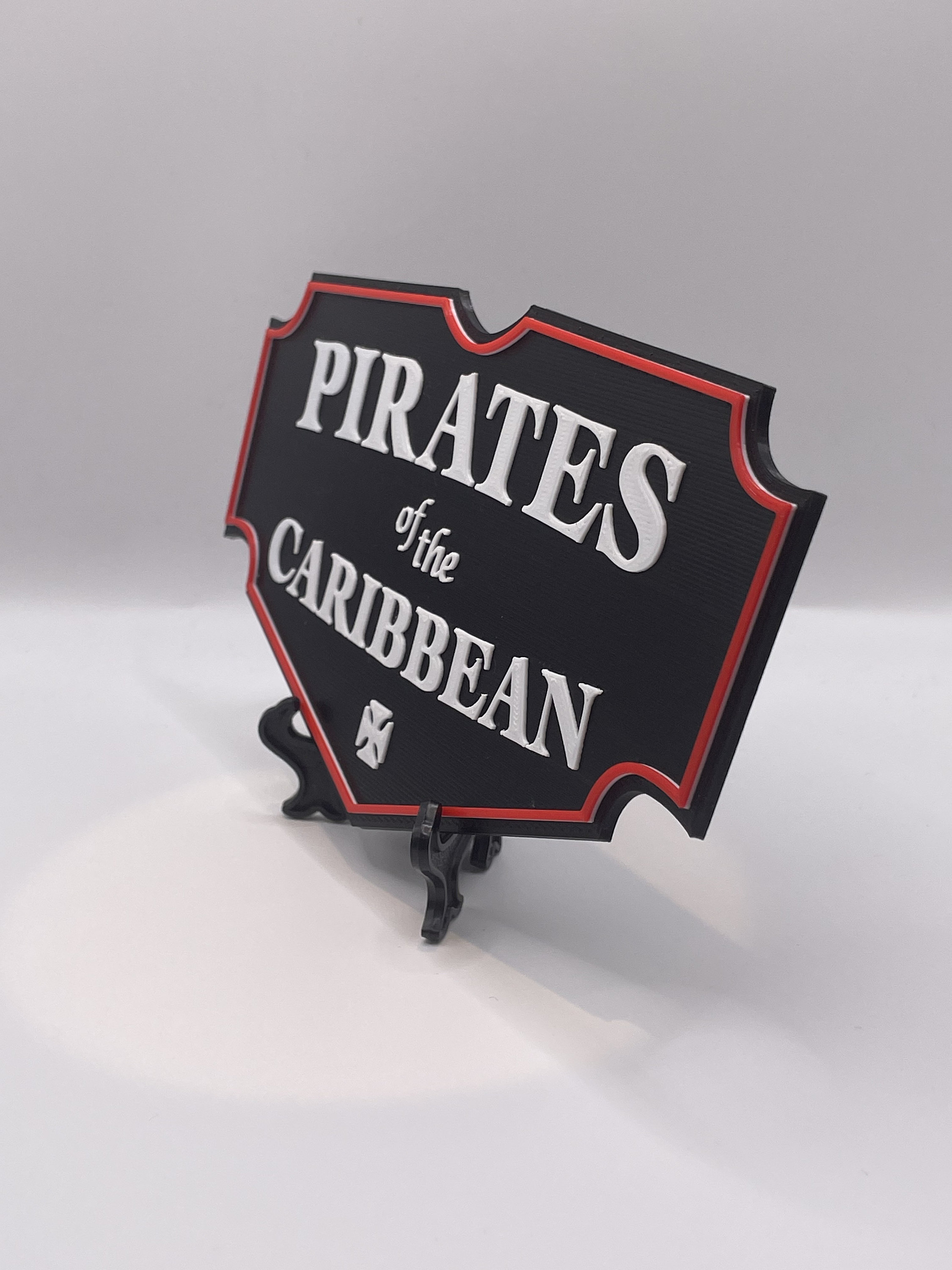 Pirates of the Caribbean Ride Inspired 3D Printed Sign Plaque - Etsy