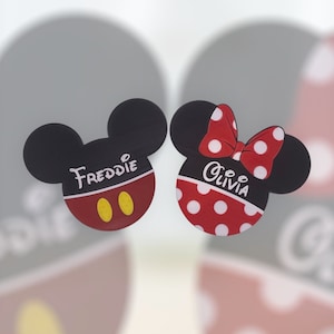 Disney Cruise Line Stateroom Door Decoration Mickey Minnie Inspired Personalised Magnetic 3D Printed Sign