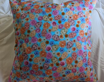 The Frida Kahlo Collection - Sugar Skulls And Marigolds Blue