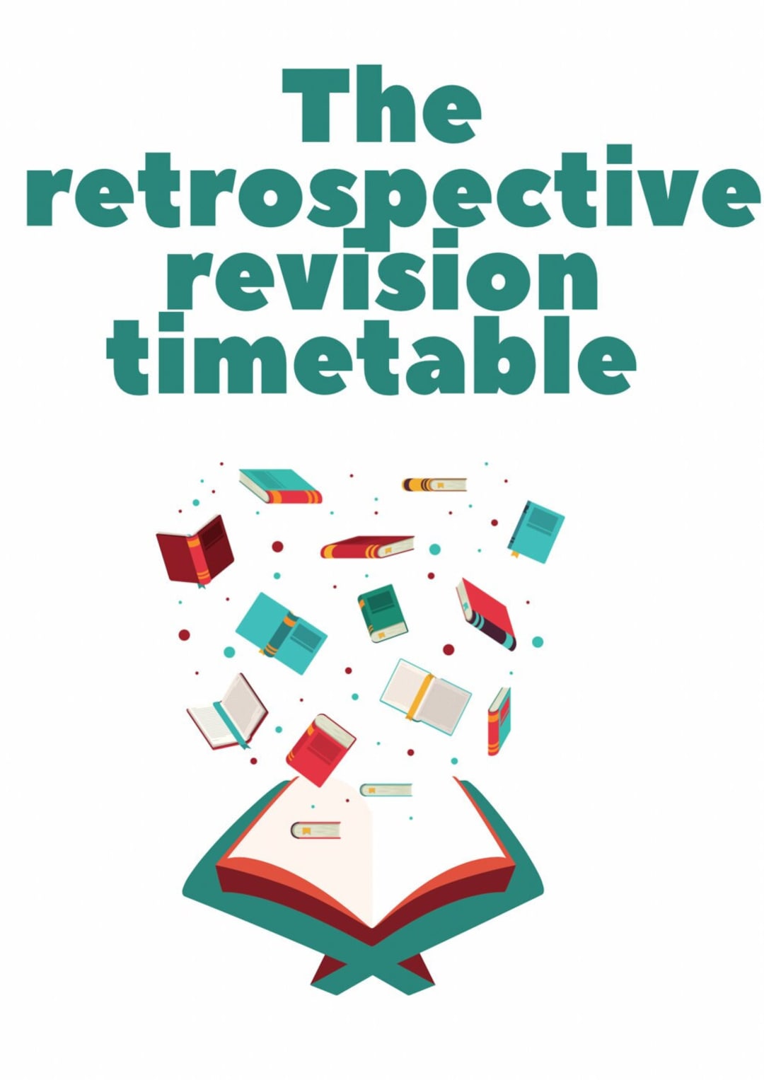Notion retrospective revision timetable etsy australia