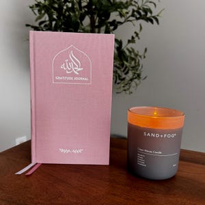 Diário de Gratidão Muçulmano de Luxo: Guia diário para manhãs e noites, Registro de Adoração, Páginas mensais, Registro de Hábitos, Anotações Cor-de-rosa