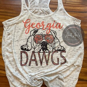 Georgia bulldogs top tank top