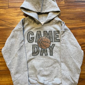 Game Day Basketball Youth Hoodie