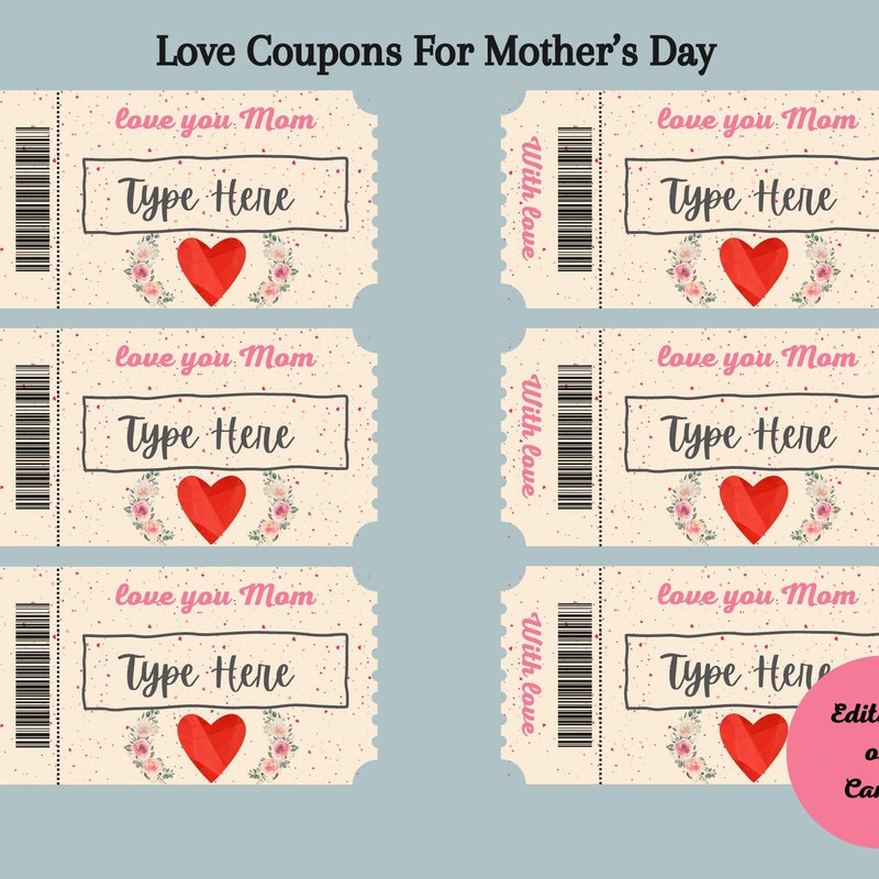 Love Coupons - Etsy