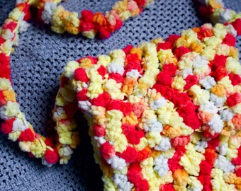 Crochet Puffball Mini Purse | Handmade