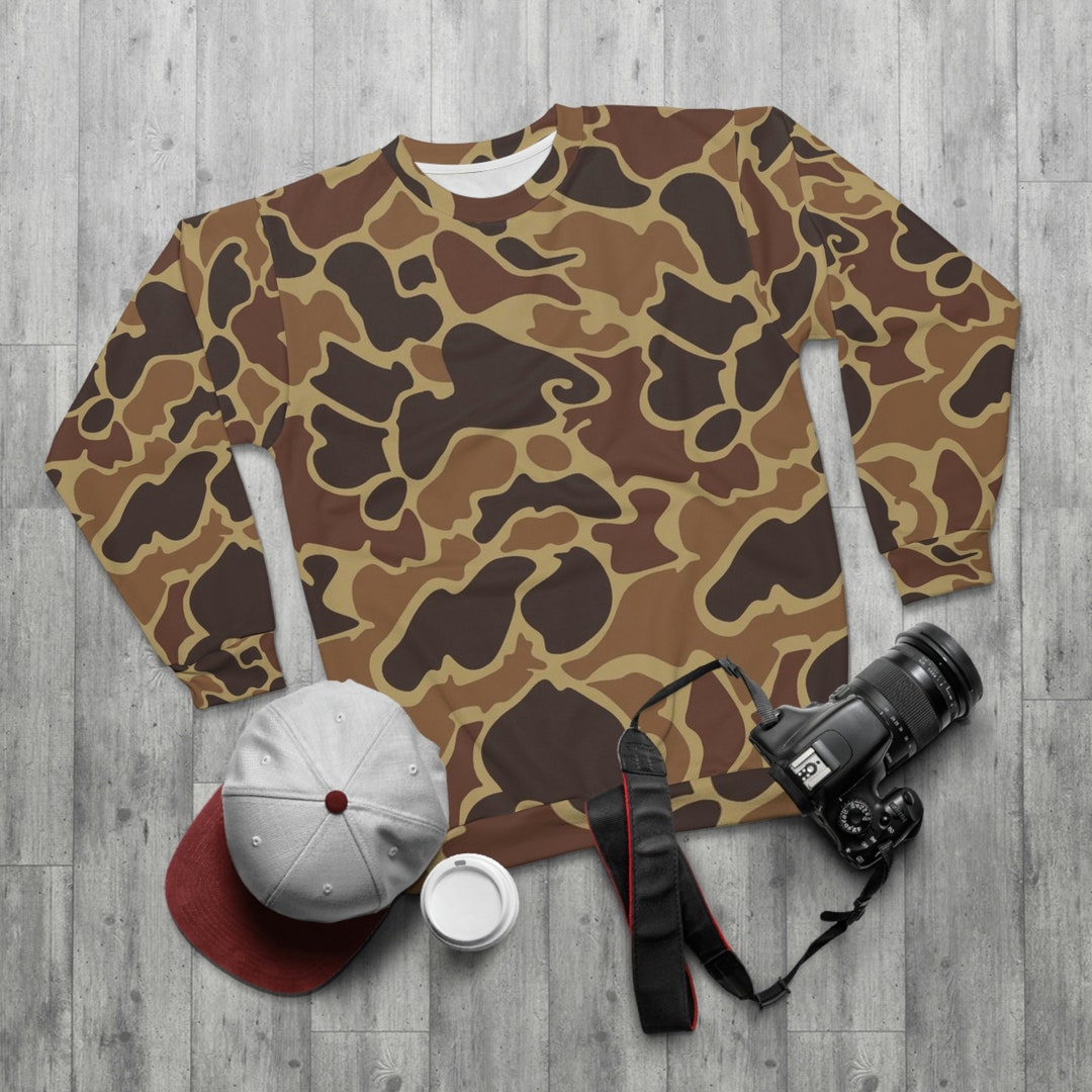 Old School Duck Camo Sweatshirt Etsy
