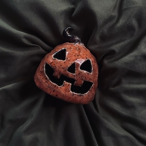 Lil Jack Pumpkin Tea Light Holder | Aesthetic Pottery, Handmade Ceramics, Halloween Decor, Pumpkins, Tea Light, Trendy, Spooky Season Decor