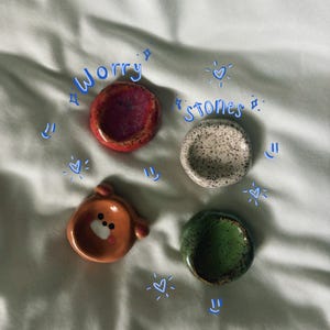 Worry Stones | Handmade Ceramics, Ceramics, Healing, Meditation, Stress Relief, Fidget Stone, Self Love, Self Care, Unique Gifts, Pottery