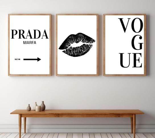 Prada Wall Art - Etsy