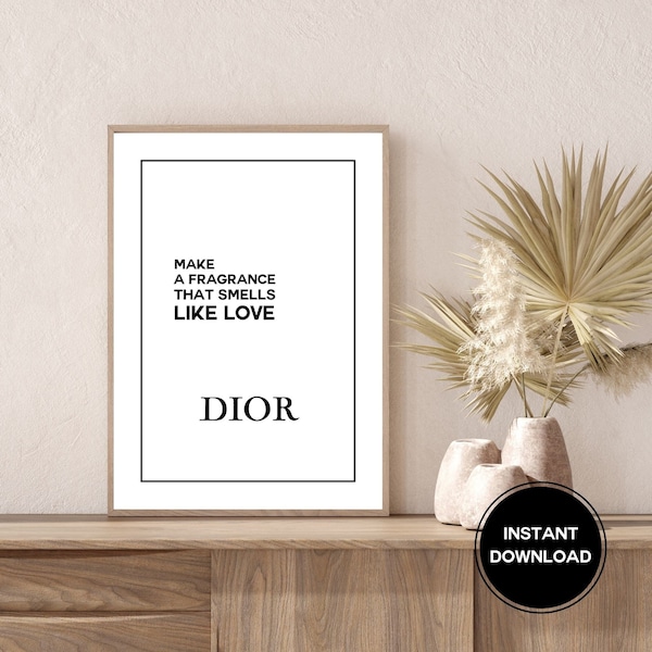 Black and White Photos Dior Etsy