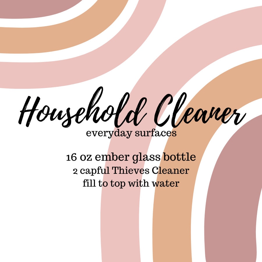 Printable Thieves Cleaning Labels, Rainbow, Printable Label, Digital ...