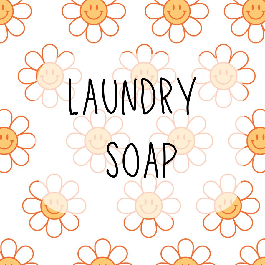 Printable Thieves Cleaning Labels, Flower, Smiley Face, Plain ...