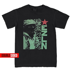 T-shirt Unisexe EZLN Zapatista Star Viva Zapata ! - Marque Blastedrat - Neuf Avec Étiquettes