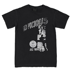 New Rare Sid Vicious My Way Punk Rock Retro Unisex T-Shirt Vintage Style